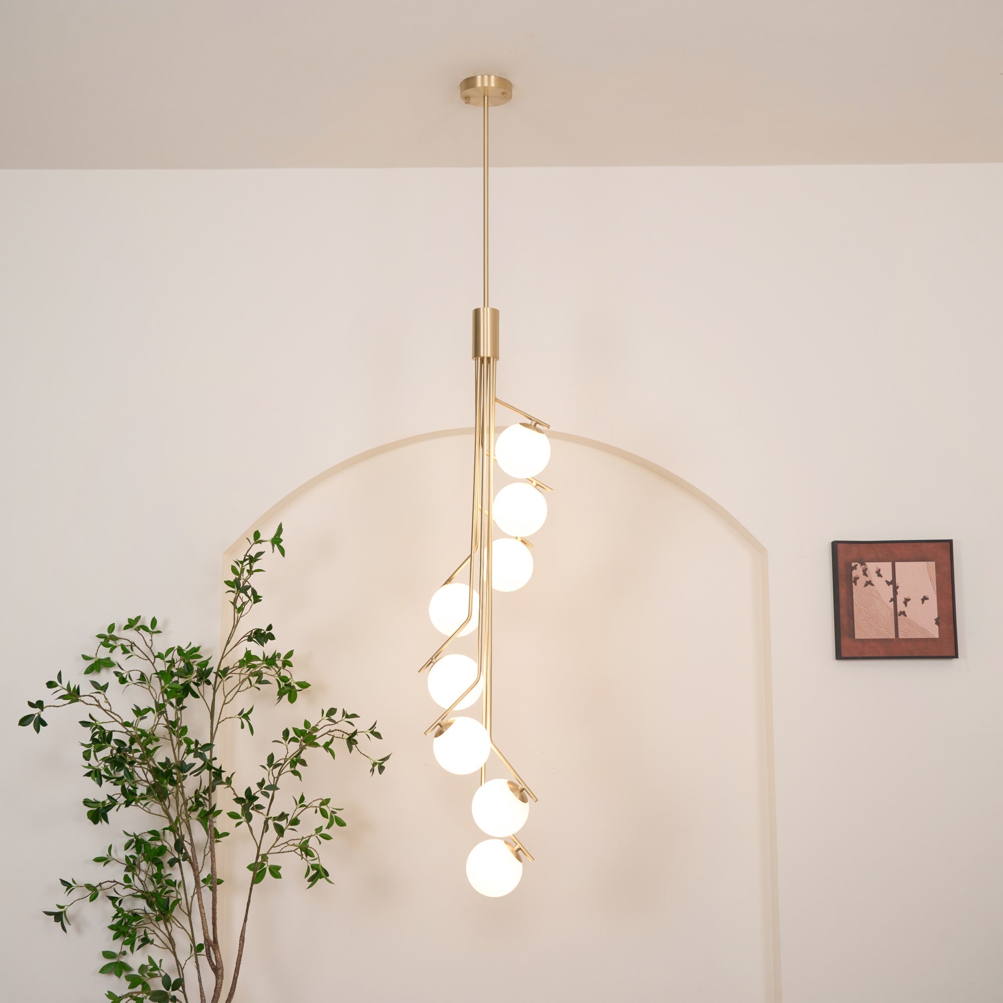 Freyza | Ageet Glaspendelleuchte – Küche, Esszimmer