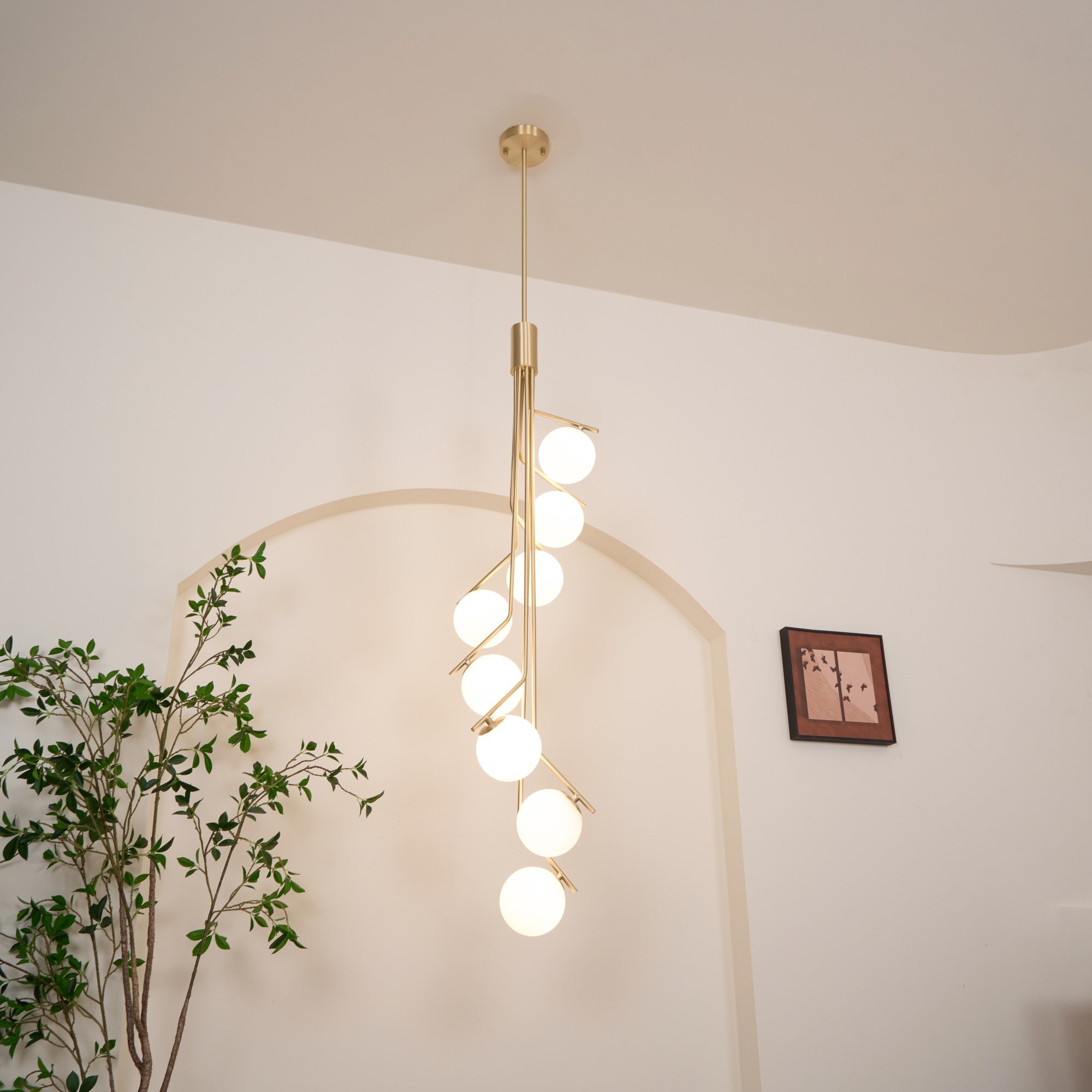Freyza | Ageet Glaspendelleuchte – Küche, Esszimmer