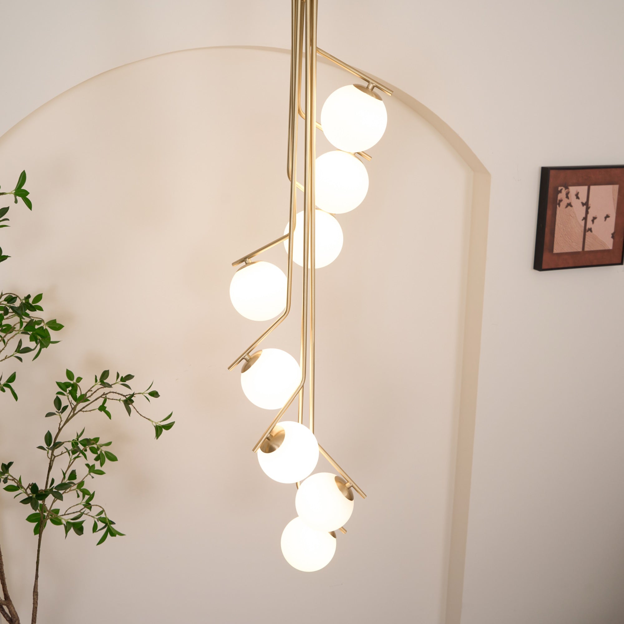 Freyza | Ageet Glaspendelleuchte – Küche, Esszimmer