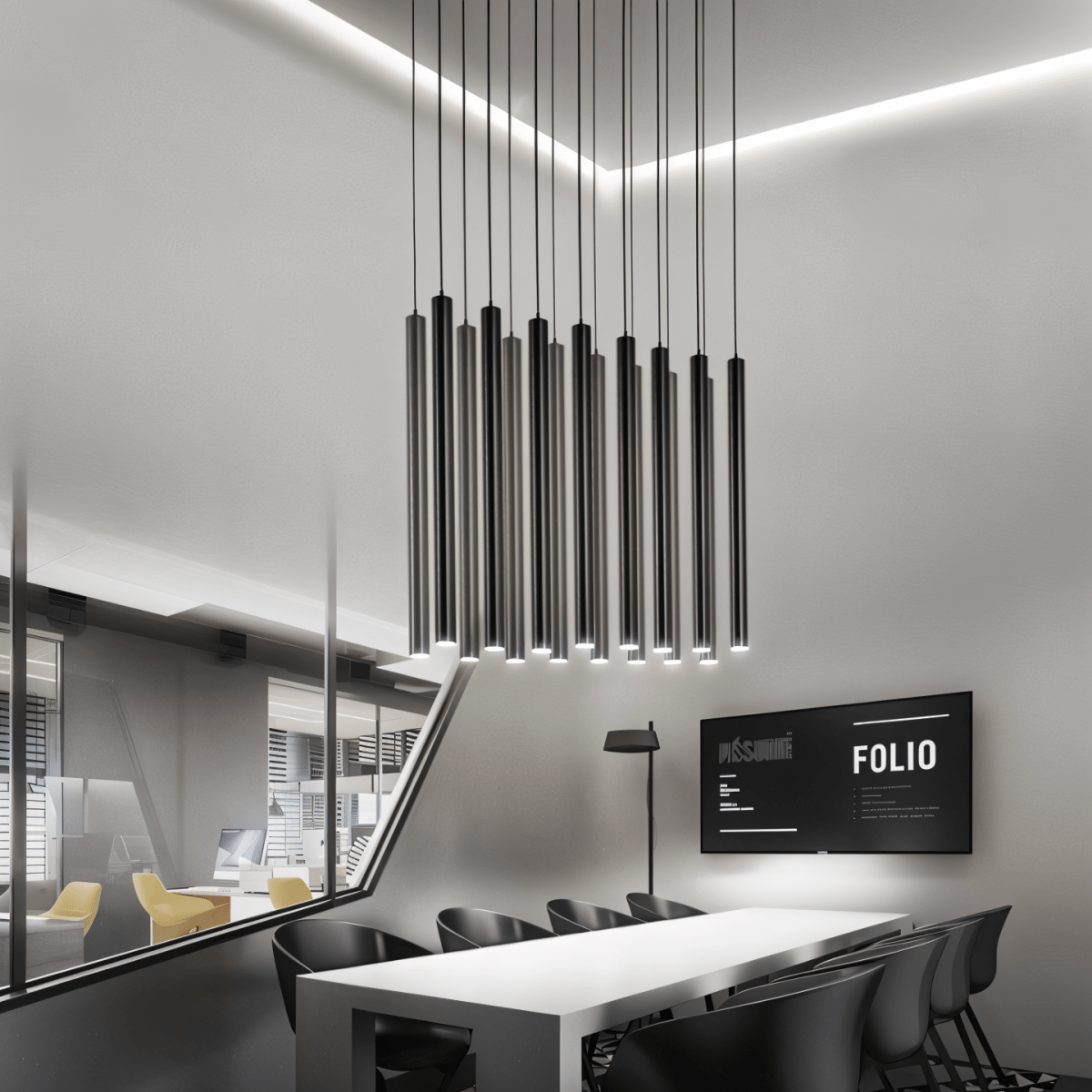Freyza - Elegante anpassbare Aluminium-Pendelleuchte