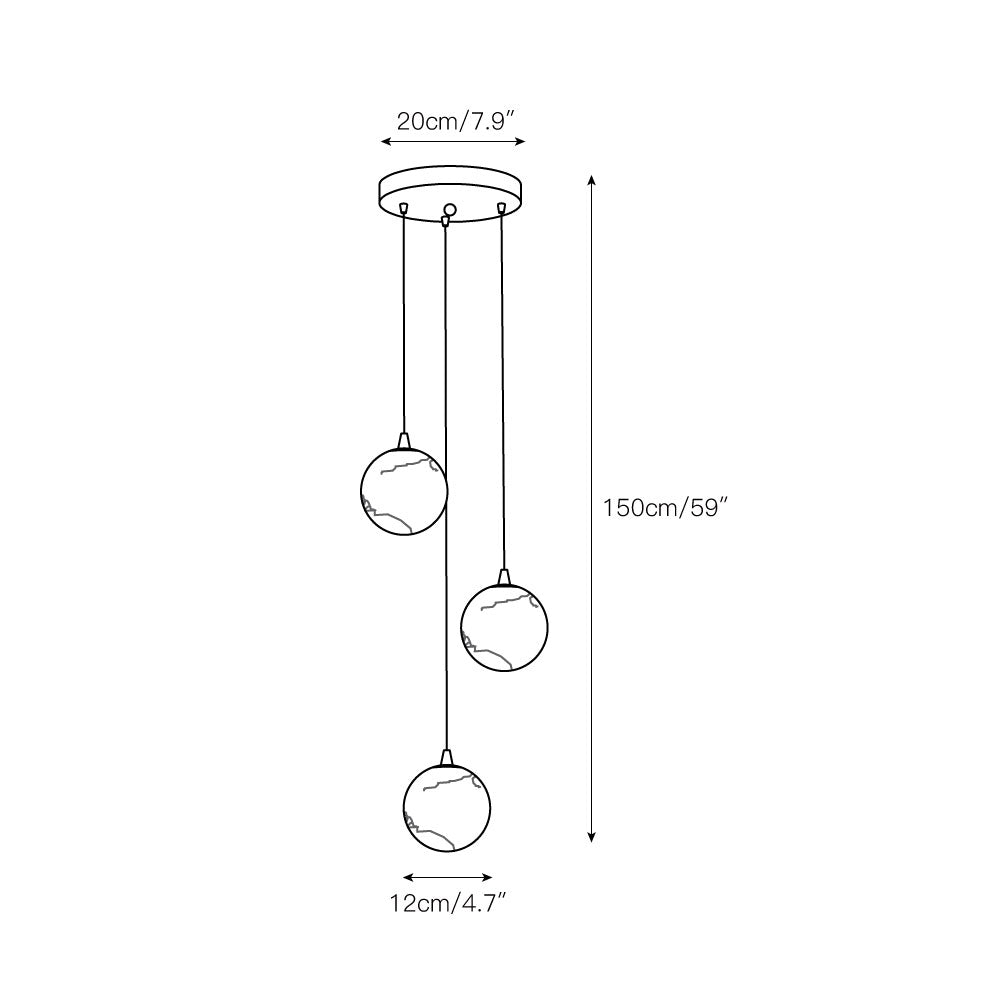 Freyza | Gloruvye Balls Modern Chandelier – Modern Dining Room Living Room