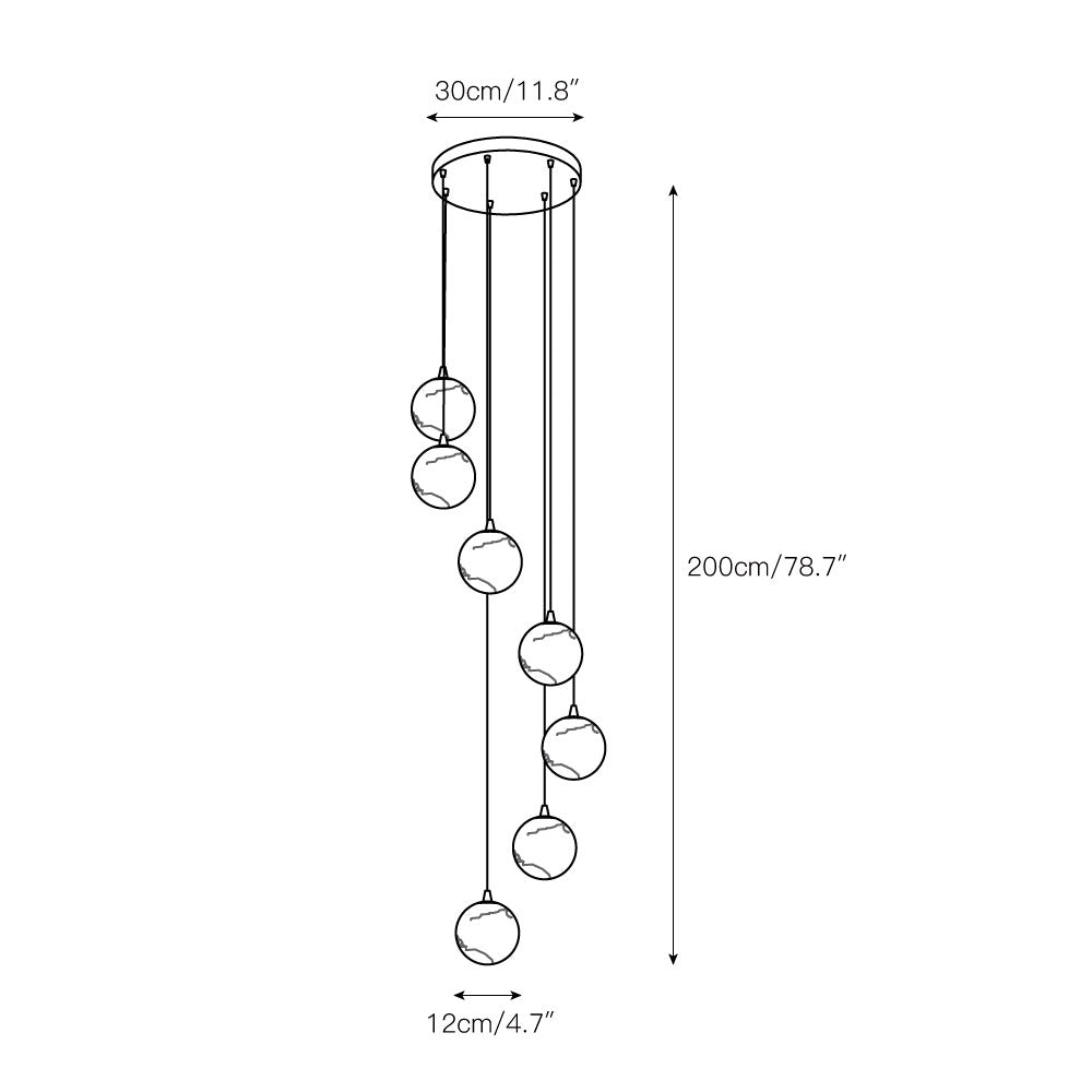 Freyza | Gloruvye Balls Modern Chandelier – Modern Dining Room Living Room