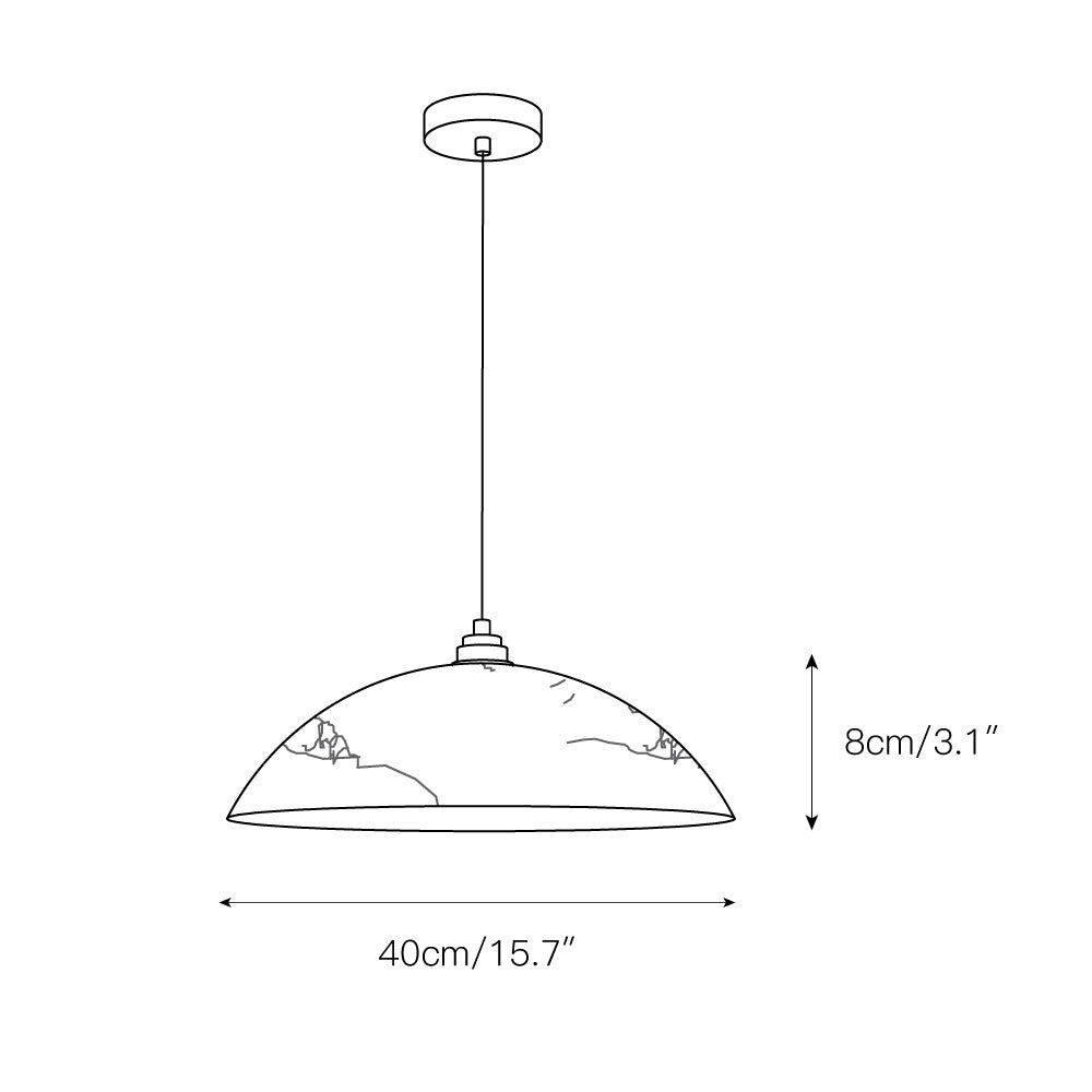 Freyza | Ljomuvyd Dome-Pendelleuchte – Küche, Esszimmer