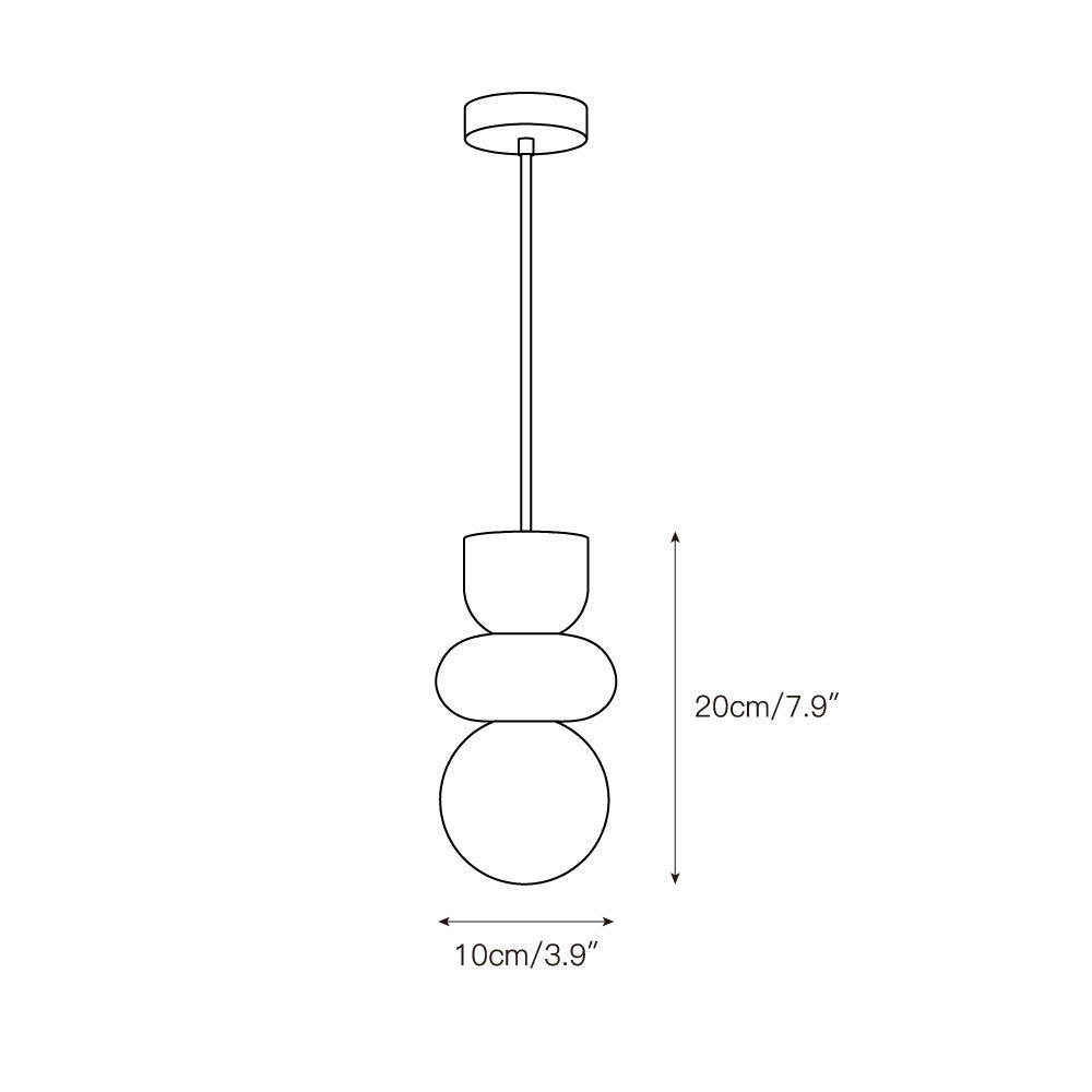 Freyza | Moderne Totem-Pendelleuchte Rauduvyn – moderne Küche, Esszimmer