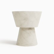 AlabasterGlow | Elegant Contemporary Table Lamp for Living Room or Bedroom 1