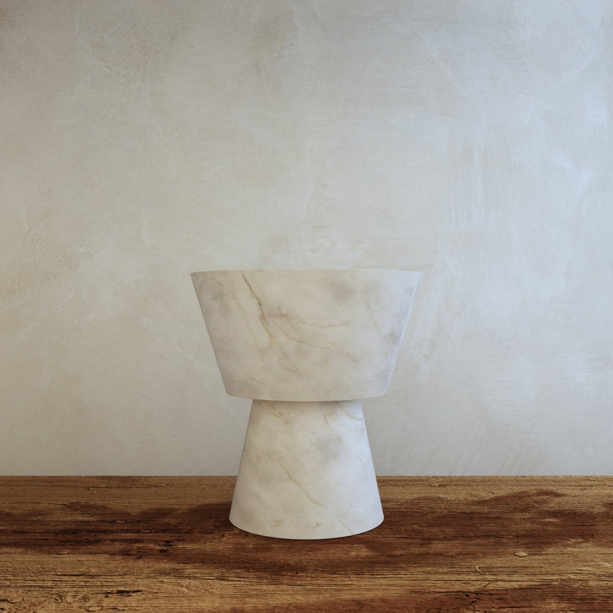 AlabasterGlow | Elegant Contemporary Table Lamp for Living Room or Bedroom 7