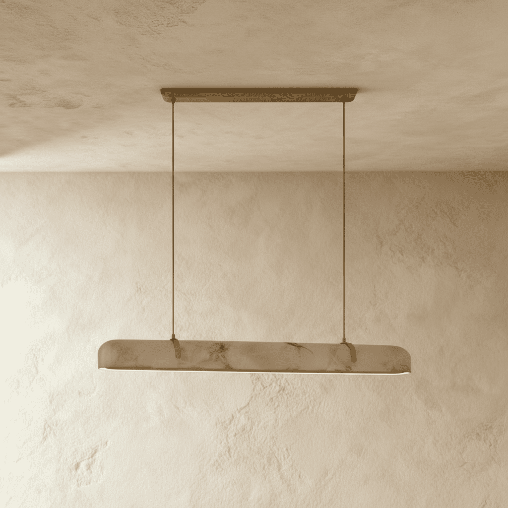 Freyza - Elegant Modern Copper Frame Chandelier