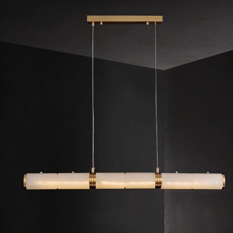Freyza - AlabasterGlow | Elegant Warm White Kitchen Chandelier Light