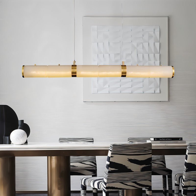 Freyza - AlabasterGlow | Elegant Warm White Kitchen Chandelier Light