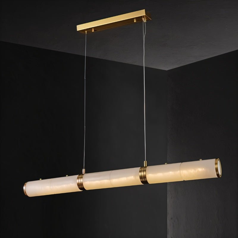 Freyza - AlabasterGlow | Elegant Warm White Kitchen Chandelier Light