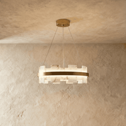 Freyza - Modern Elegant Copper Staggered Chandelier Light