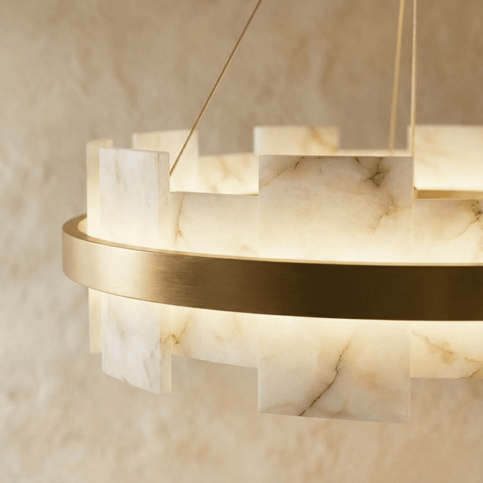 Freyza - Modern Elegant Copper Staggered Chandelier Light