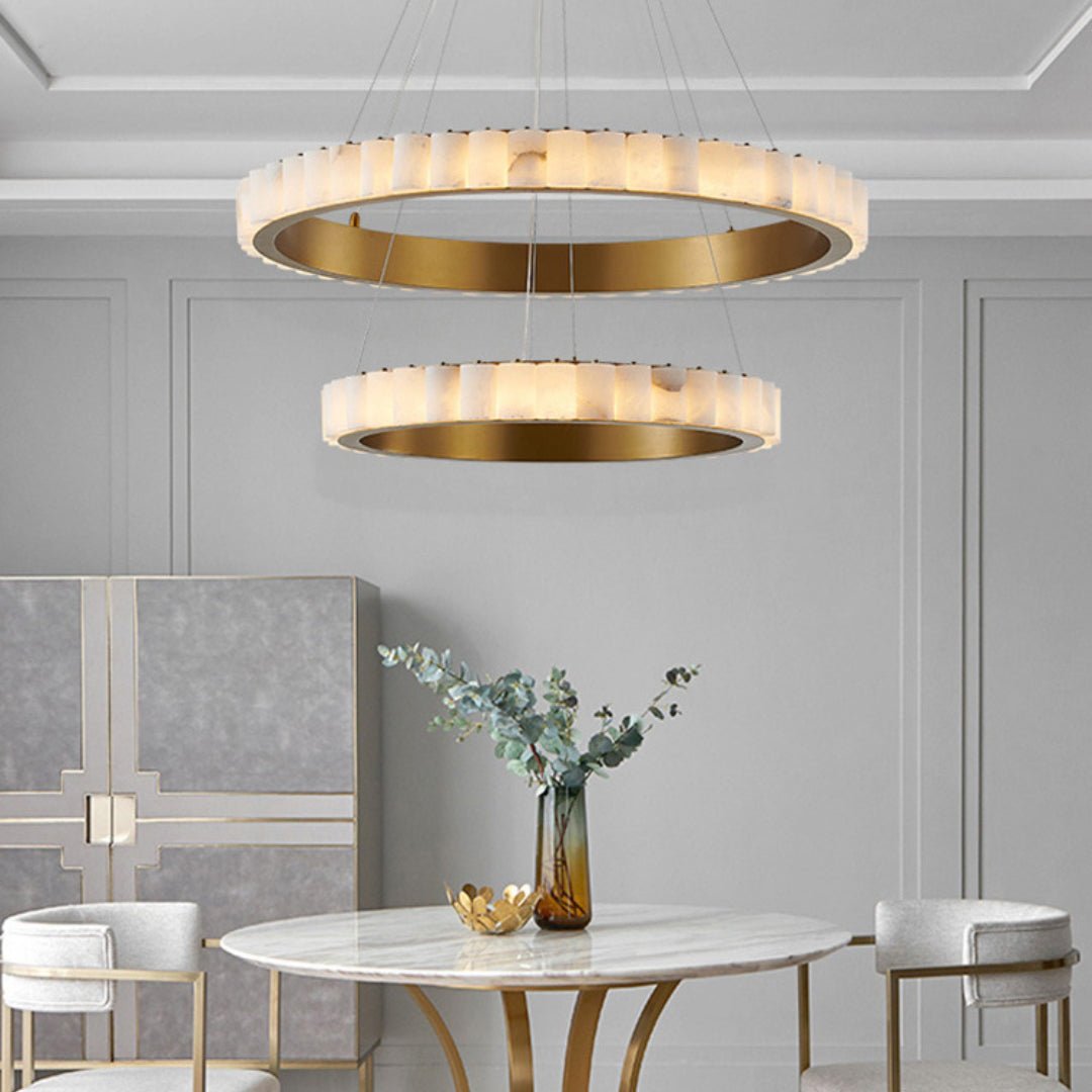 Freyza | Lustre Orion à double anneau – Salle à manger, salon