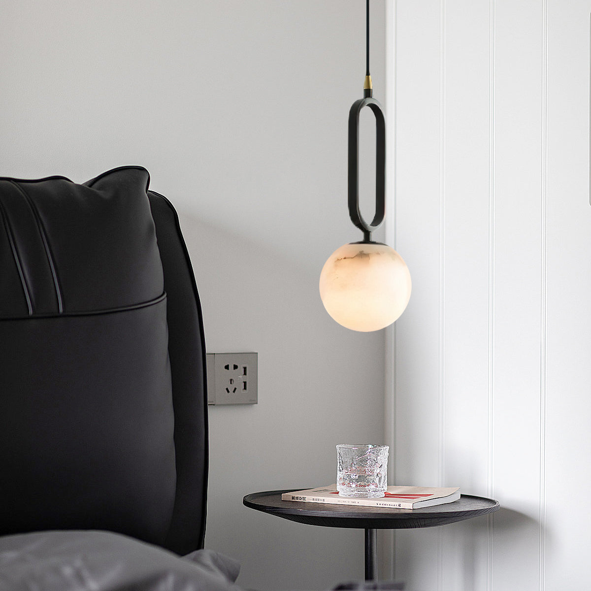 Freyza | Gloruvyd Minimalistische Kugel-Pendelleuchte – Minimalistische Küche und Esszimmer