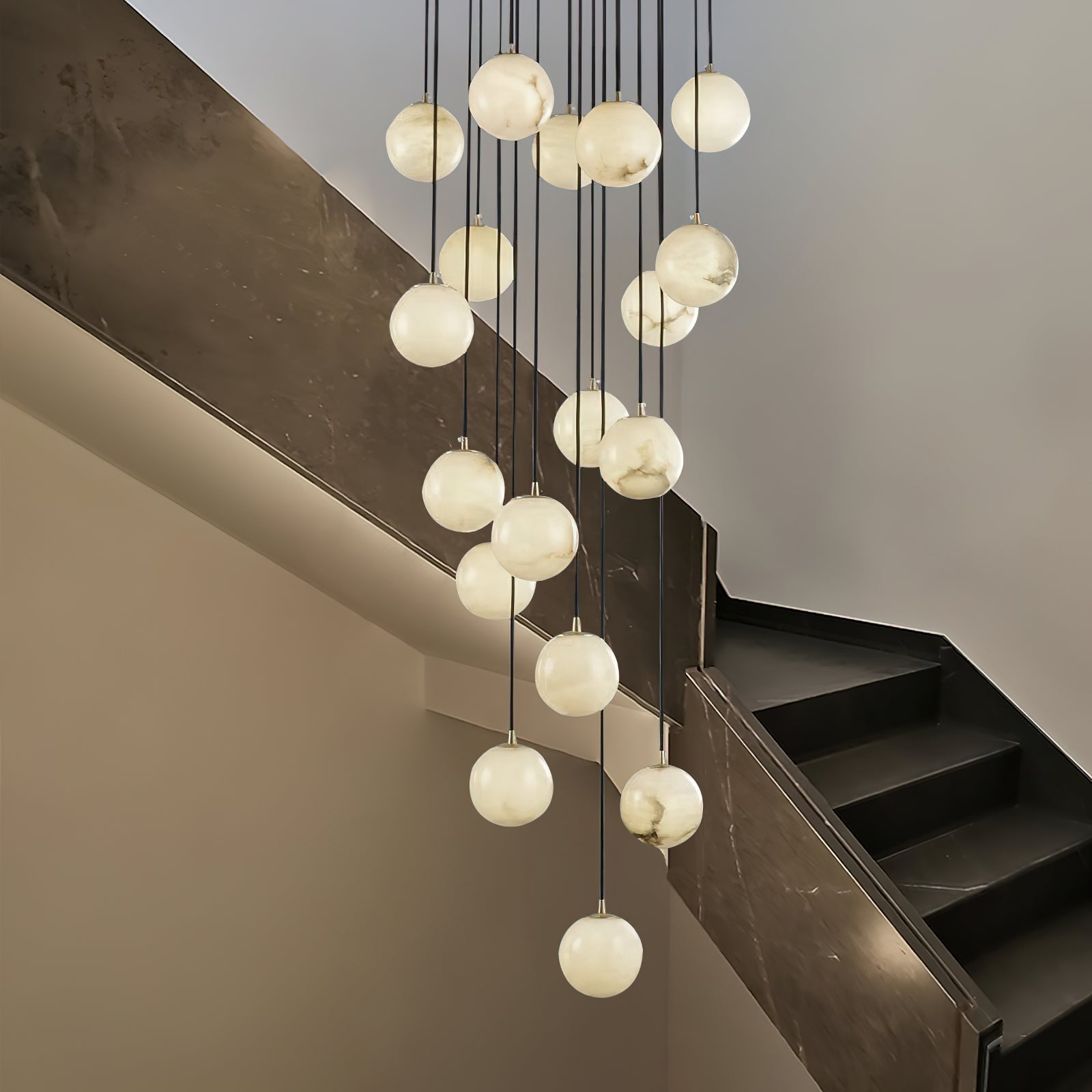 Freyza | Lustre moderne à boules Gloruvye – Salle à manger et salon modernes