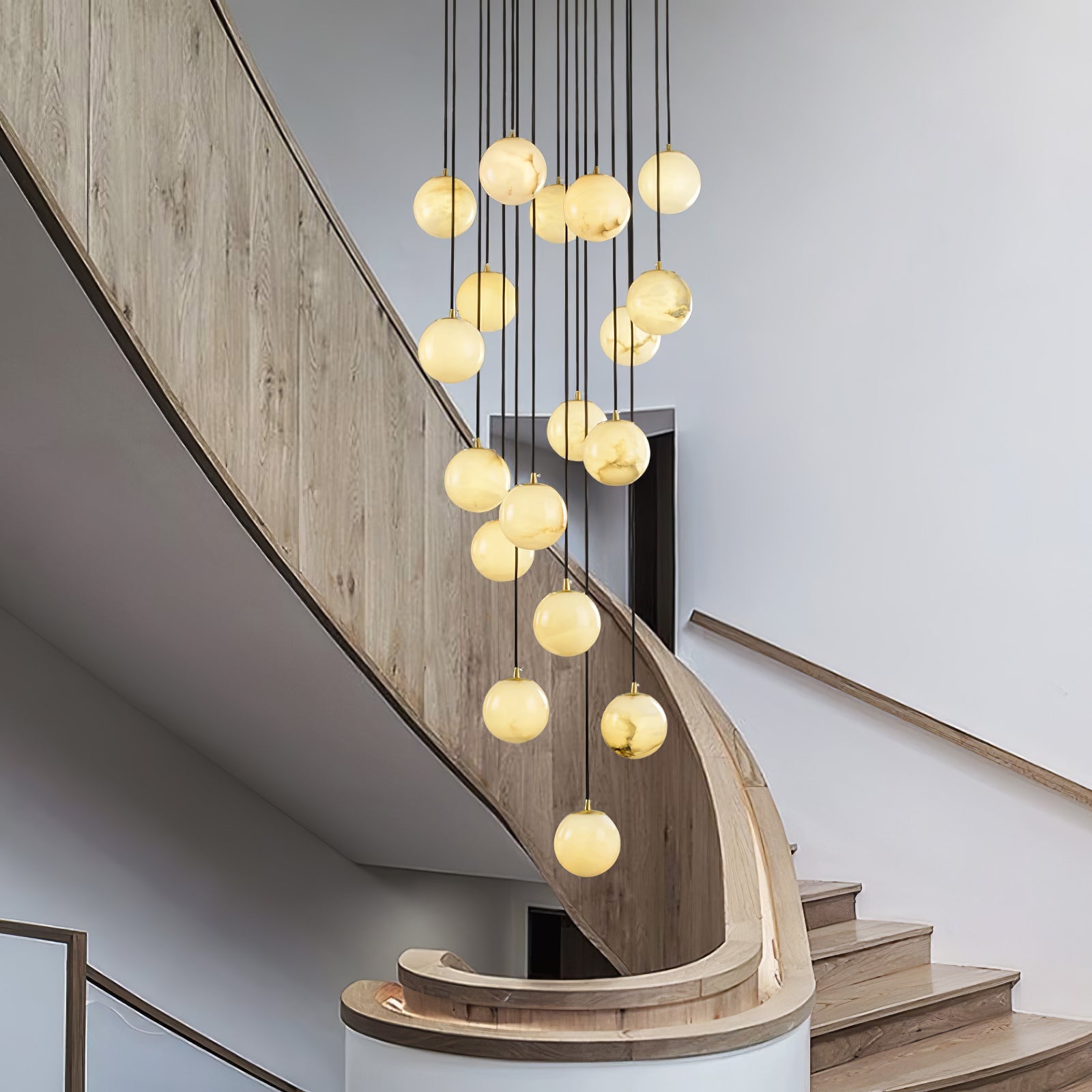Freyza | Lustre moderne à boules Gloruvye – Salle à manger et salon modernes