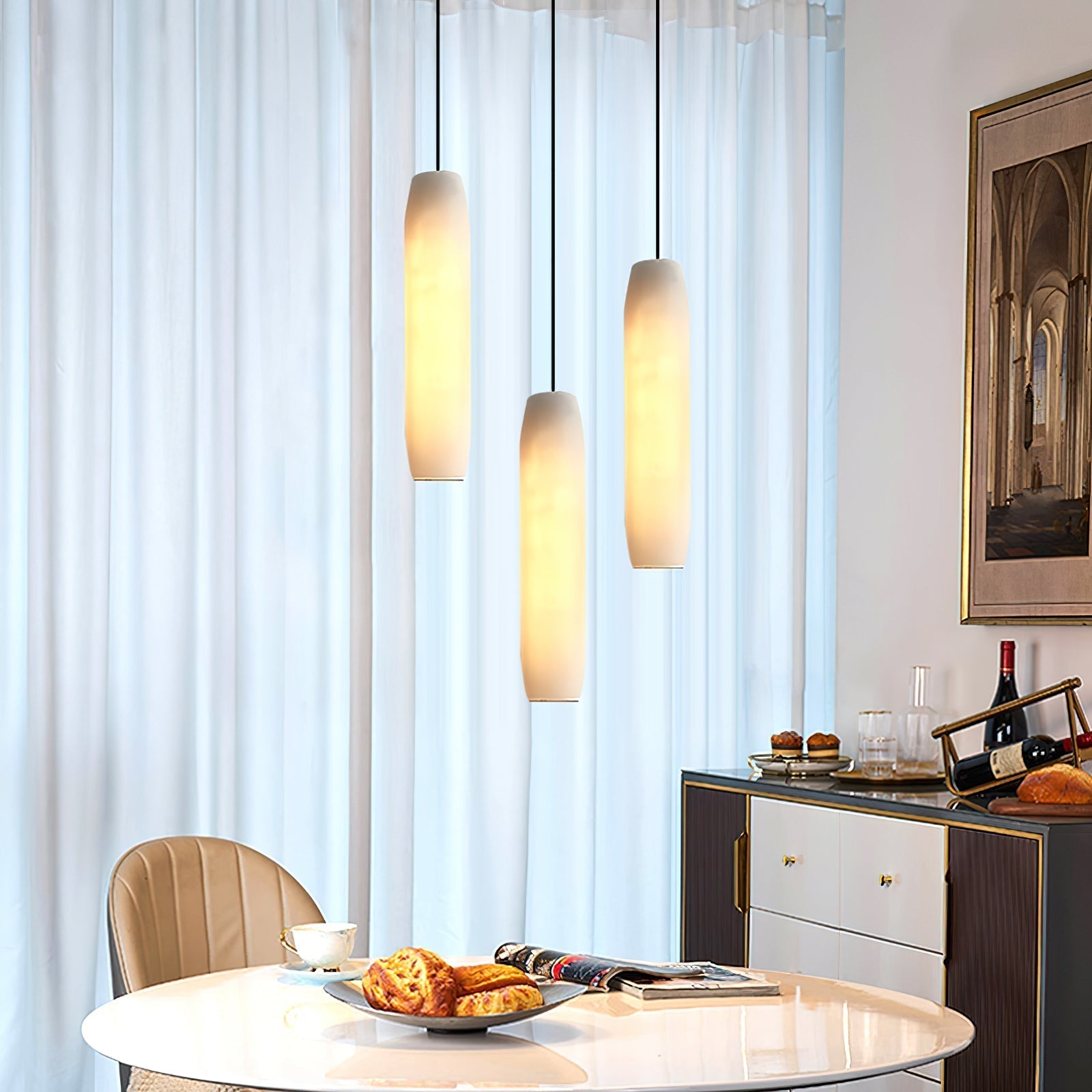 Freyza | Kvennuvye Flöten-Pendelleuchte – Küche, Esszimmer