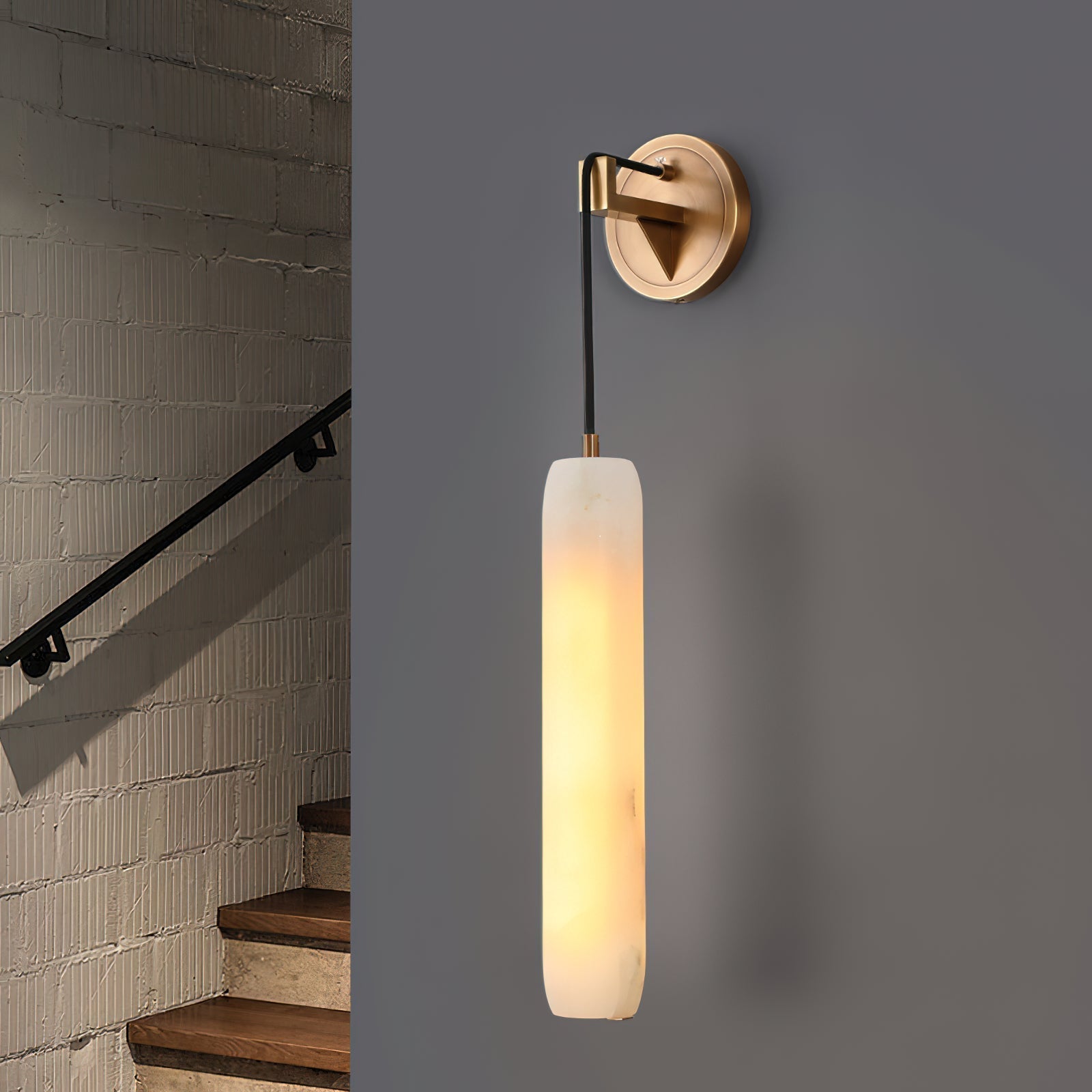 Freyza | Alabaster Flute Wall Wall Light – Bedroom Hallway