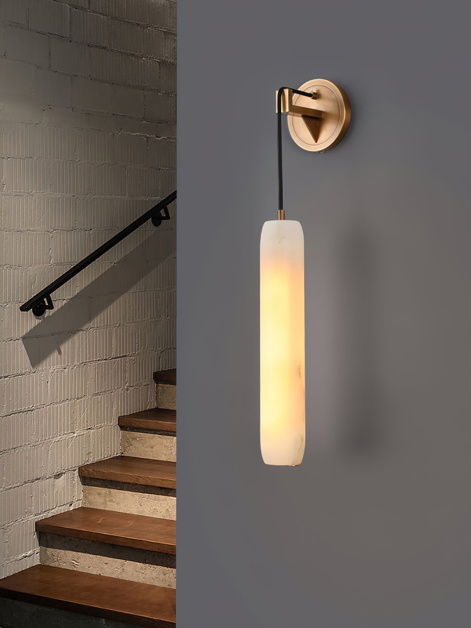Freyza | Alabaster Flute Wall Wall Light – Bedroom Hallway