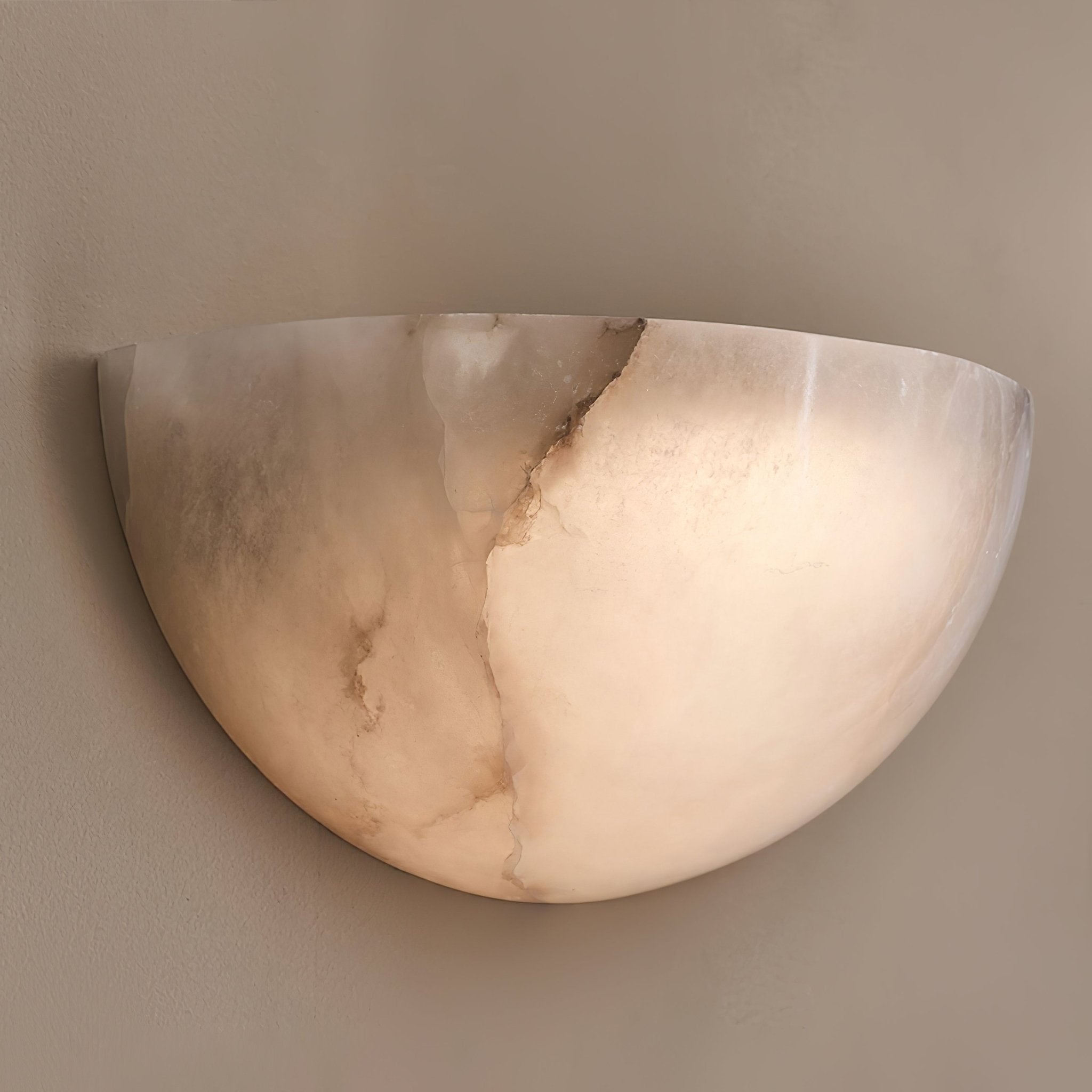 Freyza | Applique murale demi-lune en albâtre Selene – Chambre, couloir