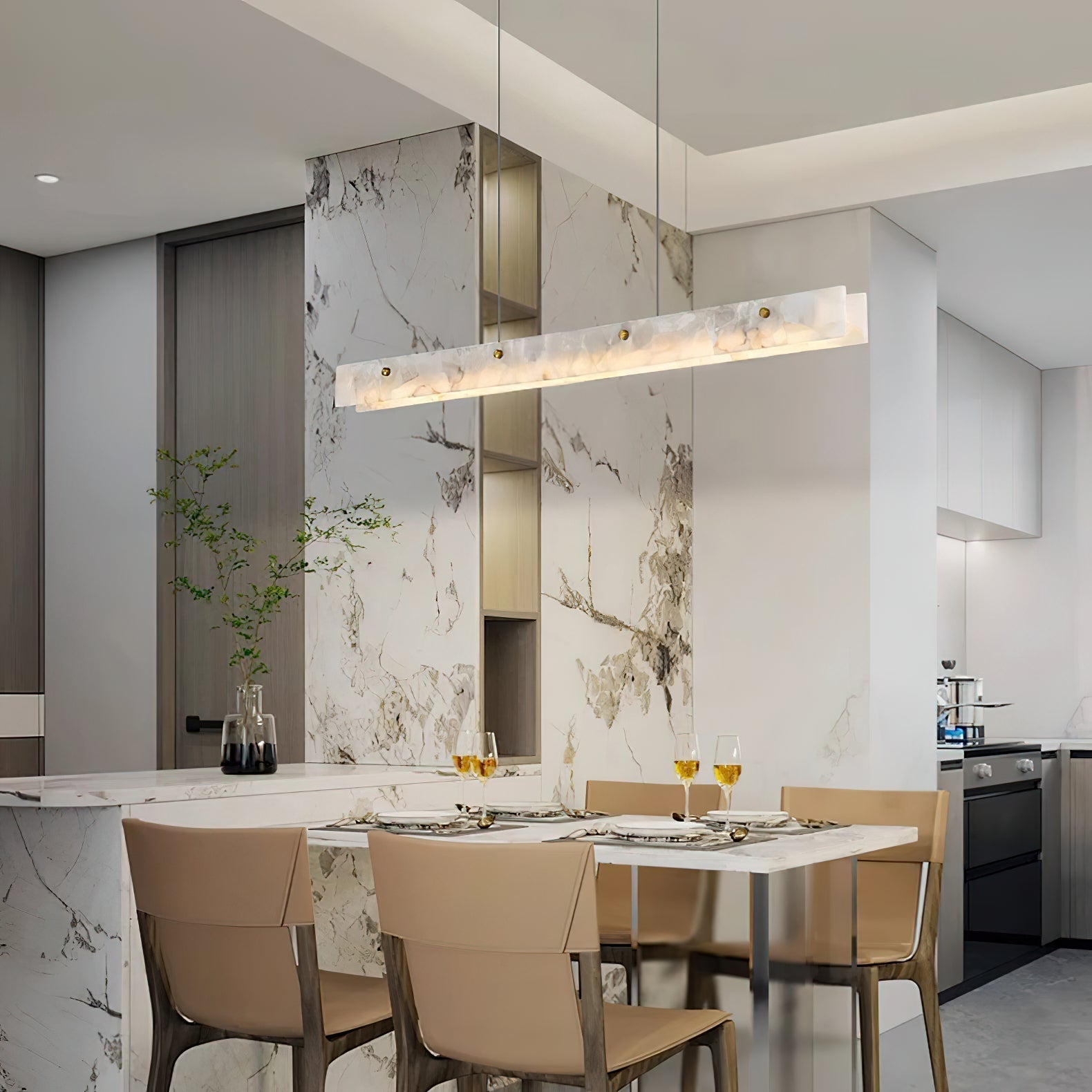 Freyza | Ljomuvye LED Modern Pendant Light – Modern Kitchen Dining Room
