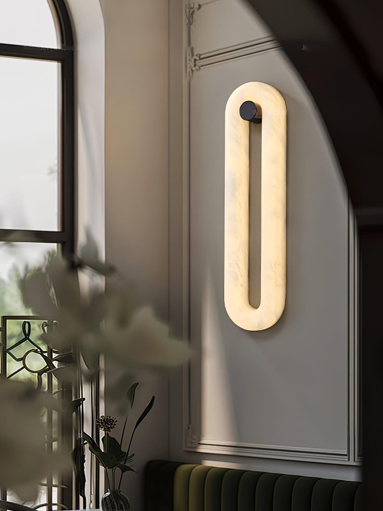 Freyza | Aurea – Applique murale moderne en albâtre pour chambre et couloir