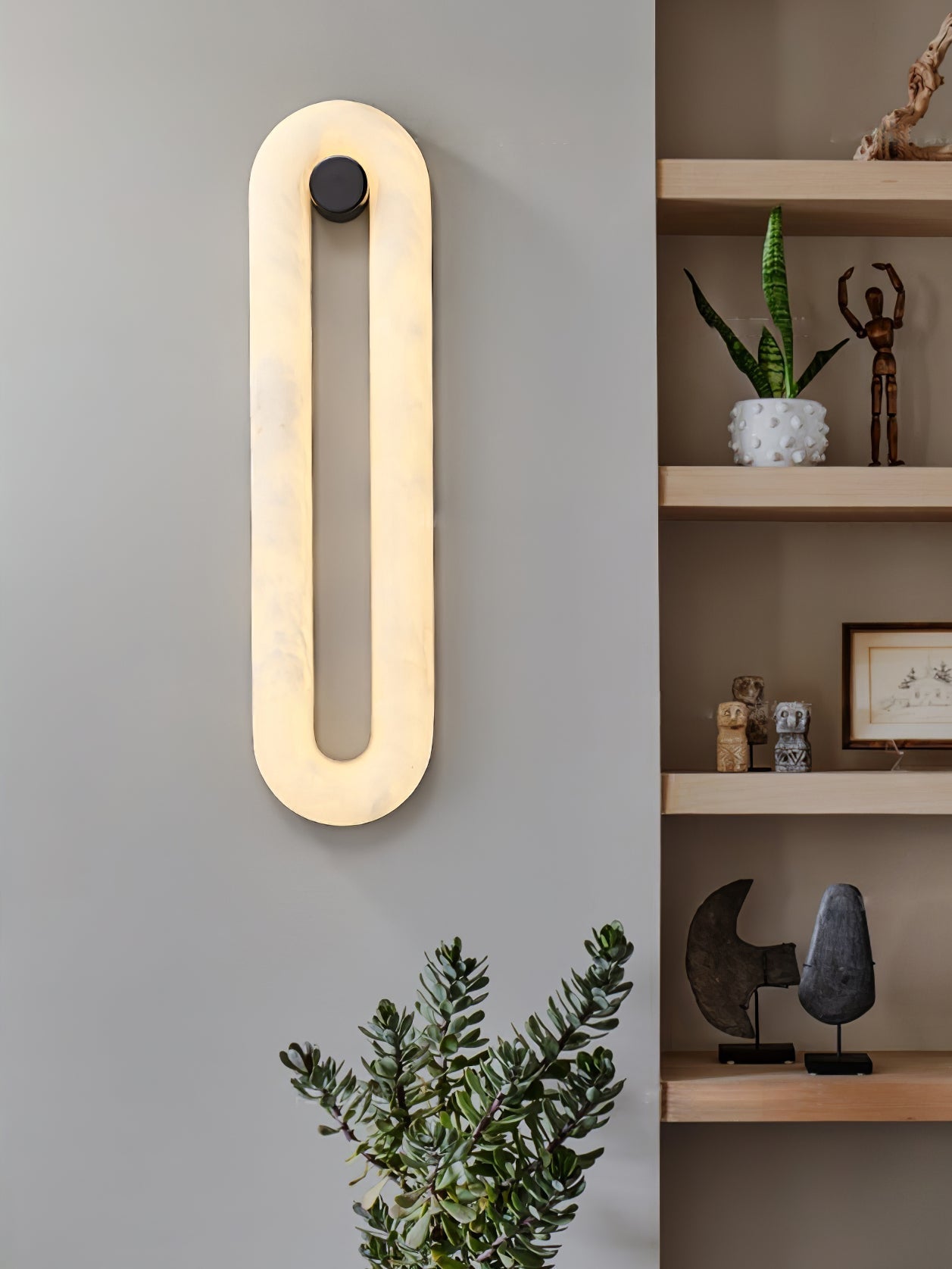 Freyza | Aurea – Applique murale moderne en albâtre pour chambre et couloir