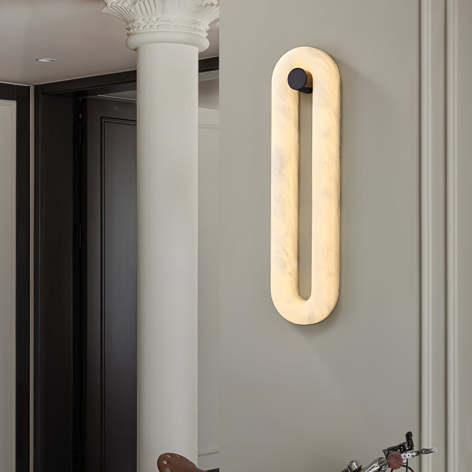 Freyza | Aurea – Applique murale moderne en albâtre pour chambre et couloir
