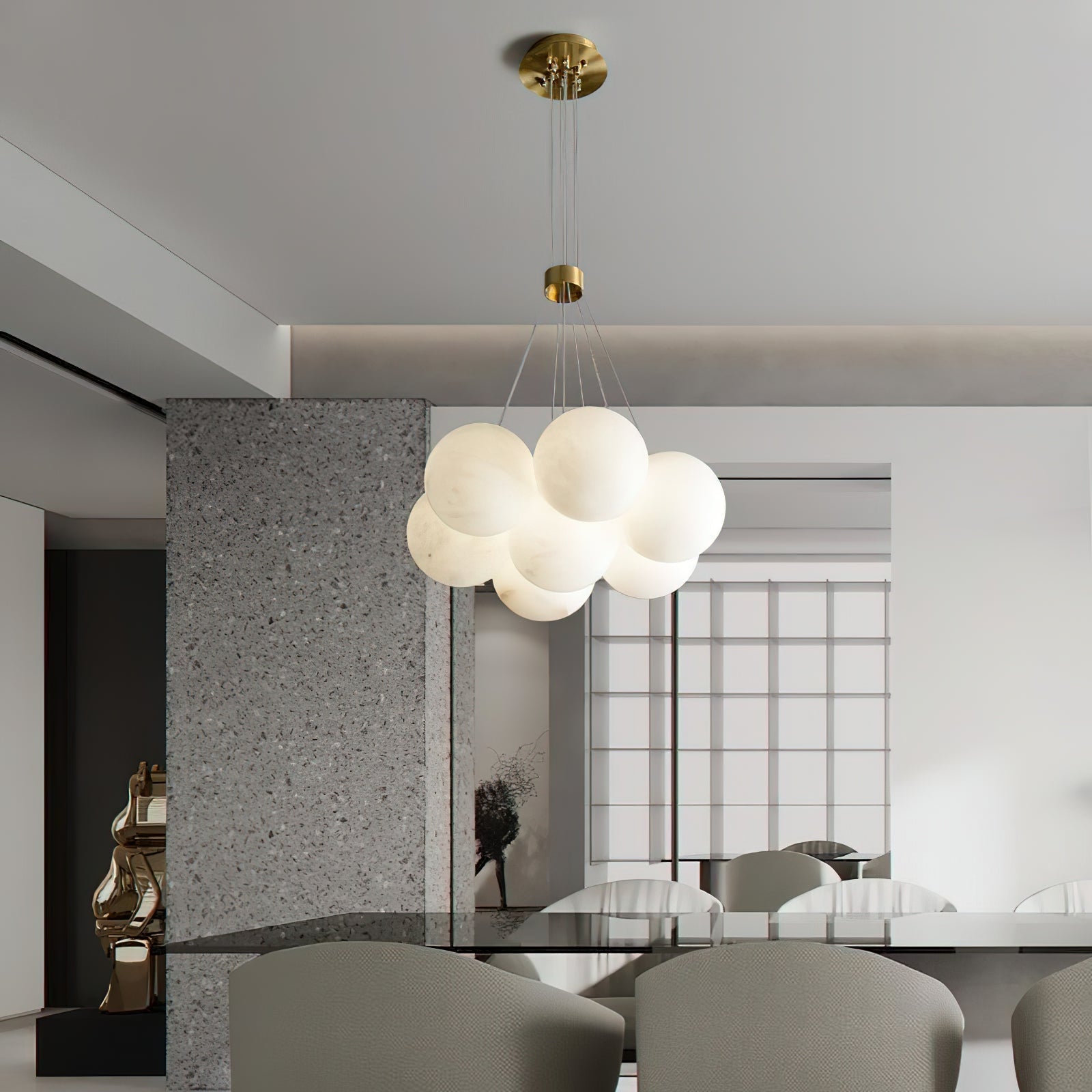 Freyza | Norduvyd Lunar Chandelier Chandelier – Dining Room Living Room