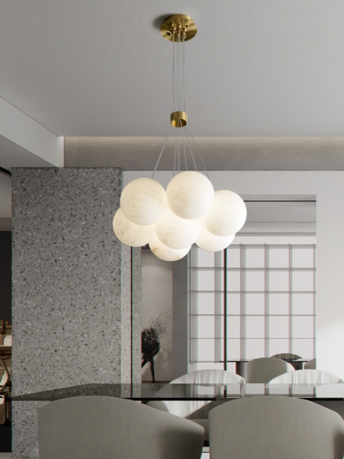 Freyza | Norduvyd Lunar Chandelier Chandelier – Dining Room Living Room