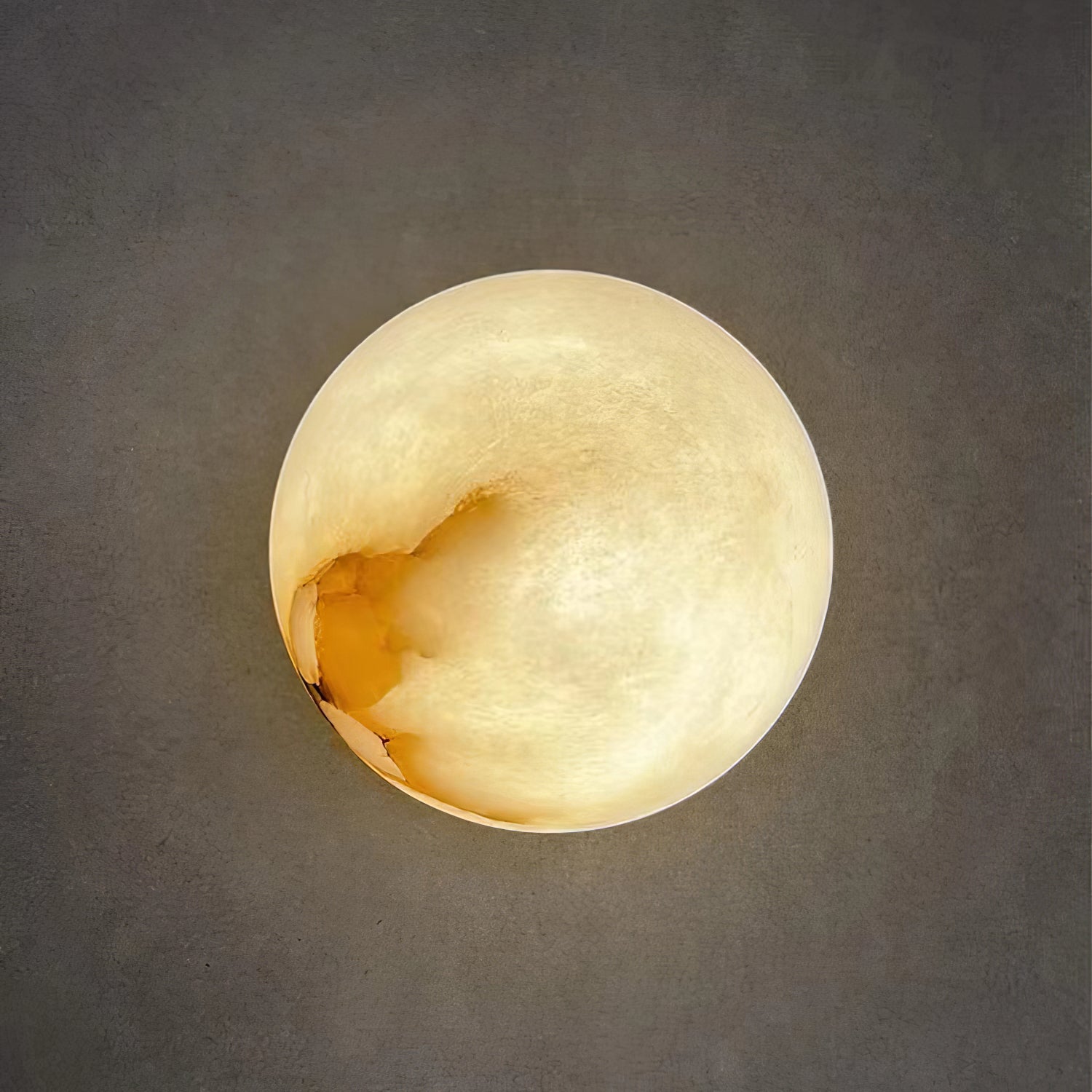 Freyza | Applique murale globe Vevinir en albâtre – chambre et couloir