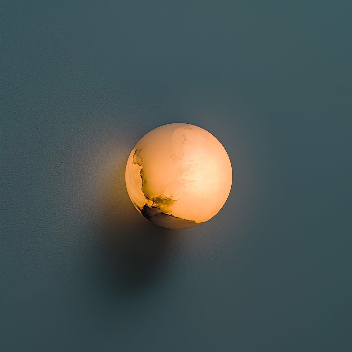 Freyza | Applique murale globe Vevinir en albâtre – chambre et couloir