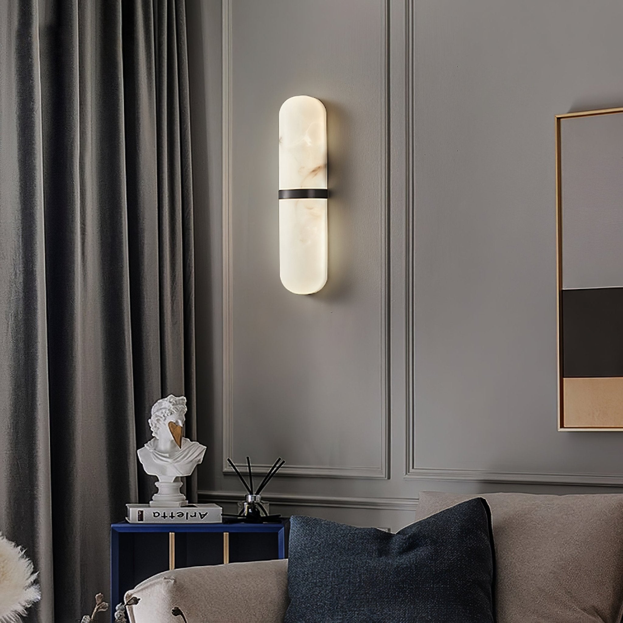 Freyza | Ostruvyd luxuriöse Pillen-Wandleuchte – Schlafzimmer, Flur