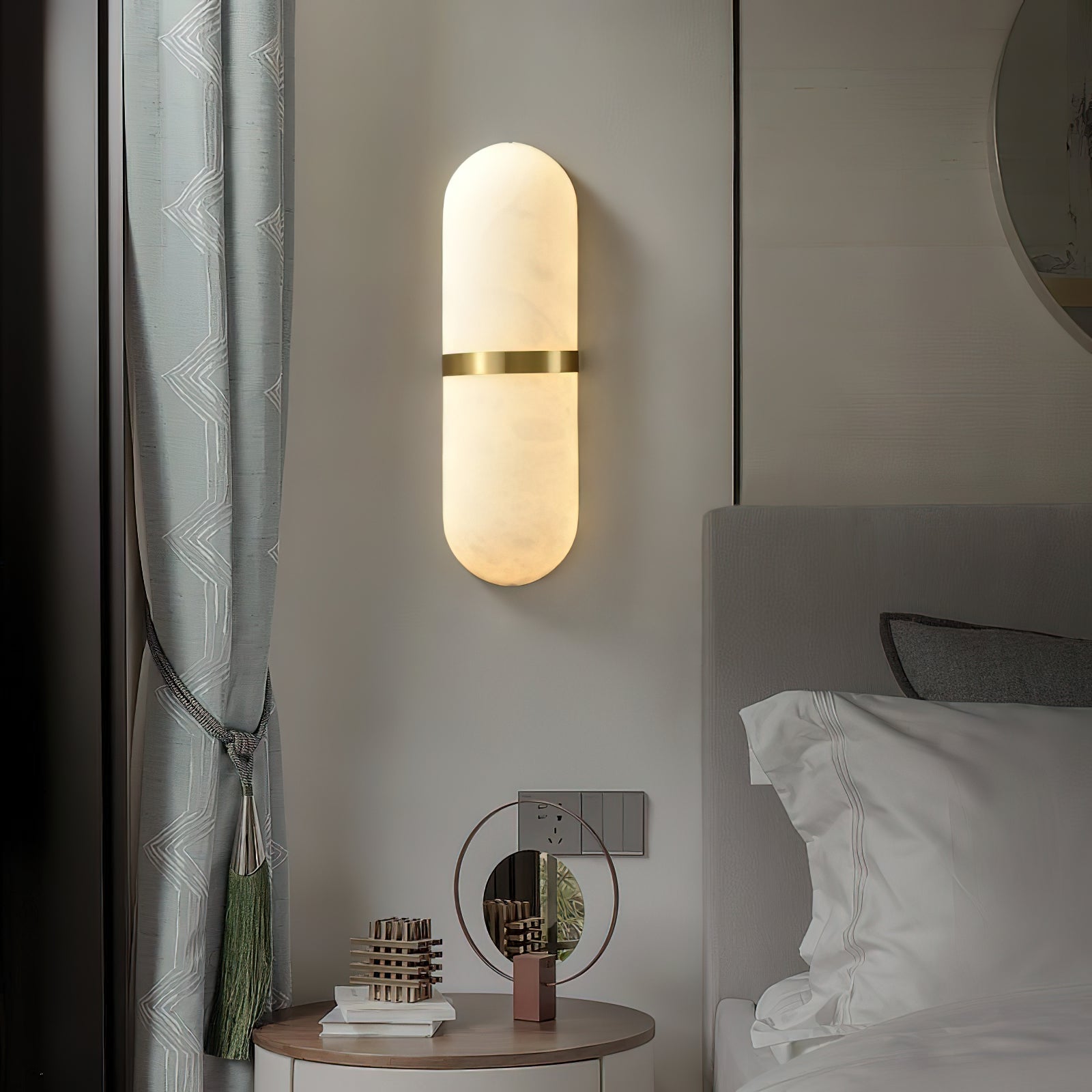 Freyza | Ostruvyd luxuriöse Pillen-Wandleuchte – Schlafzimmer, Flur