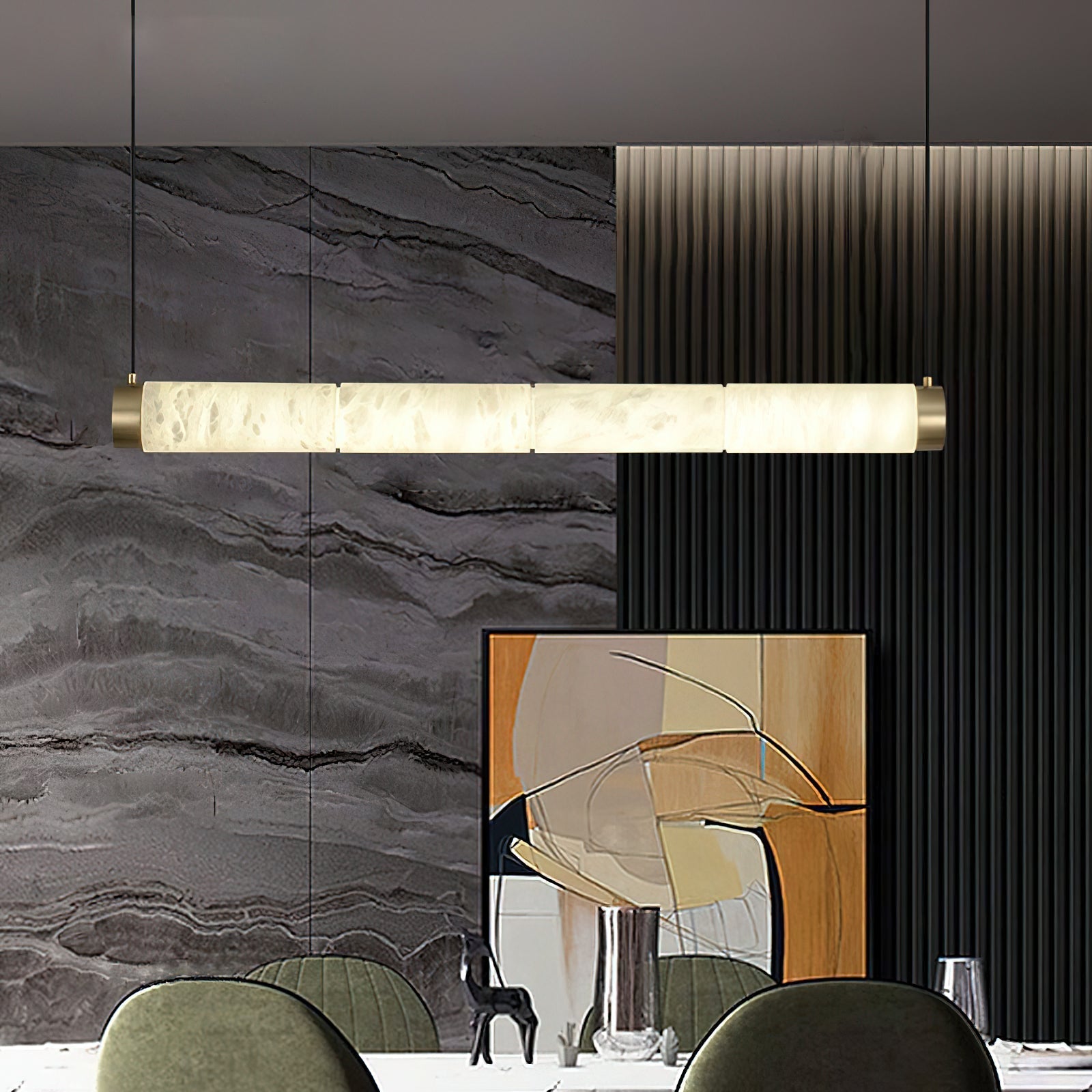 Freyza | Plotuvyi Modern Strip Pendant Light – Modern Kitchen Dining Room