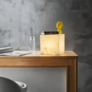 Alabastro | Elegant Modern Alabaster Table Lamp for Cozy Ambiance 0
