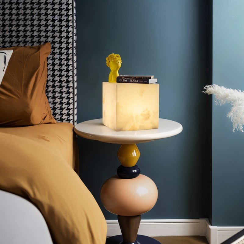 Alabastro | Elegant Modern Alabaster Table Lamp for Cozy Ambiance 3