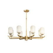 Freyza | Sifuvyn Modern Geometric Glass Chandelier – Modern Dining Room Living Room