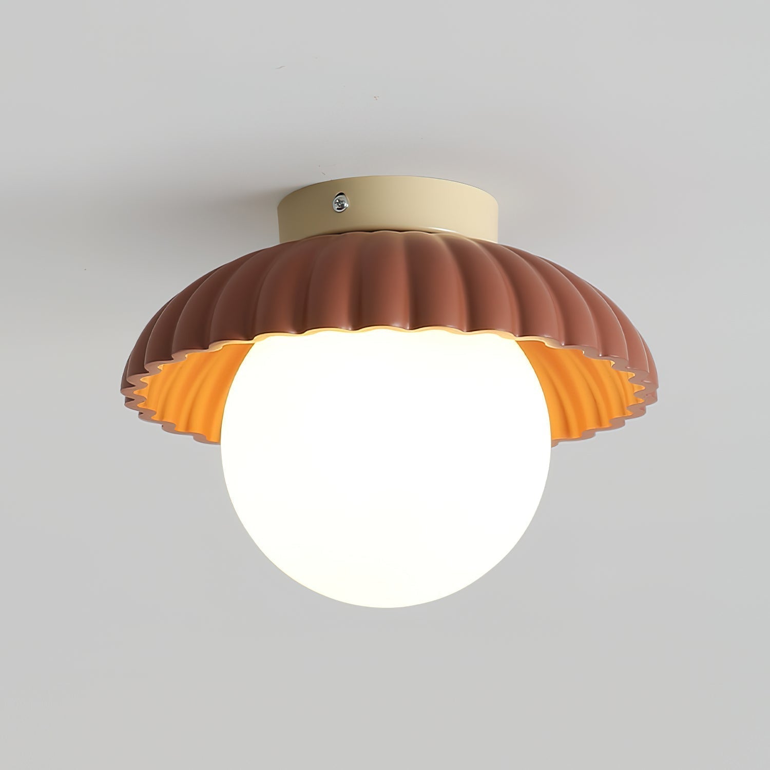Freyza | Plafonnier lumineux à bord festonné – Chambre et salon