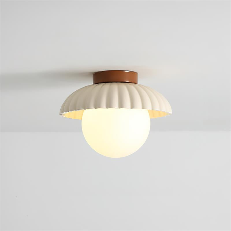 Freyza | Plafonnier lumineux à bord festonné – Chambre et salon