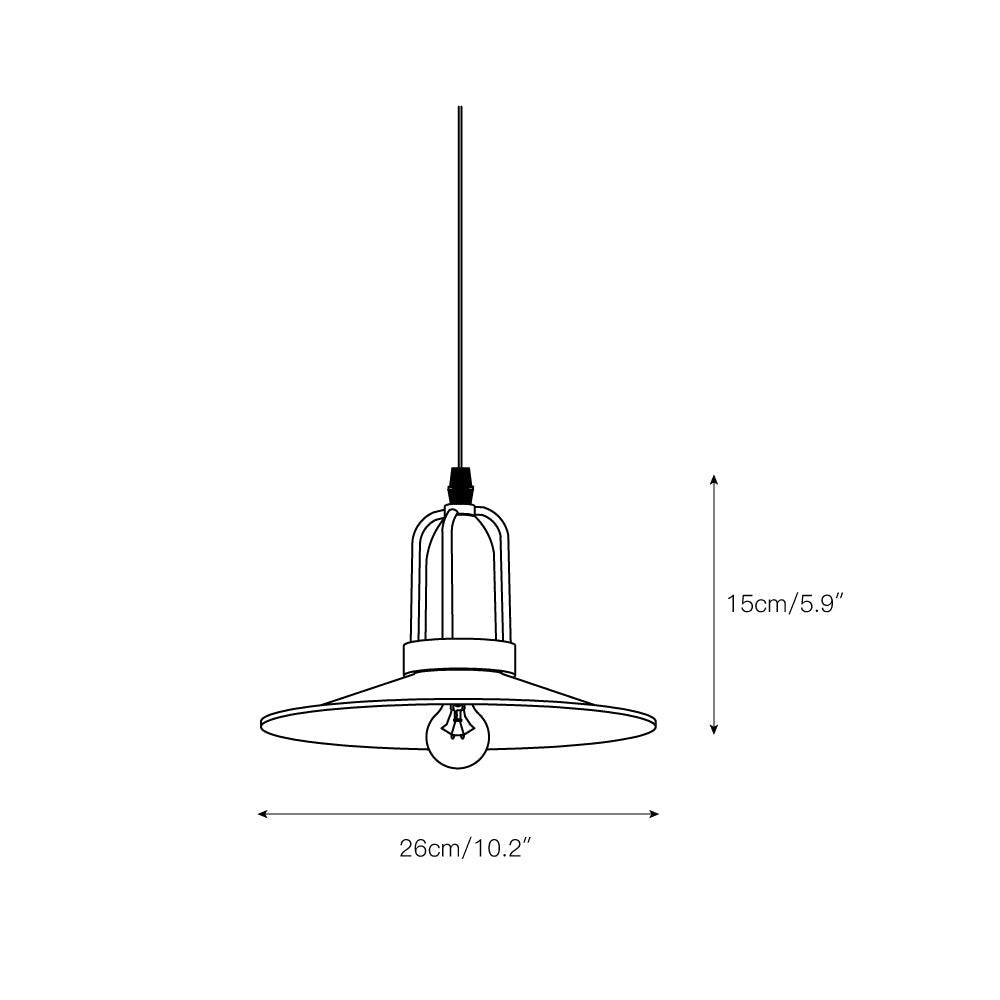 Suspension industrielle Freyza | Yrvuvyi – Luminaire suspendu industriel pour cuisine et salle à manger