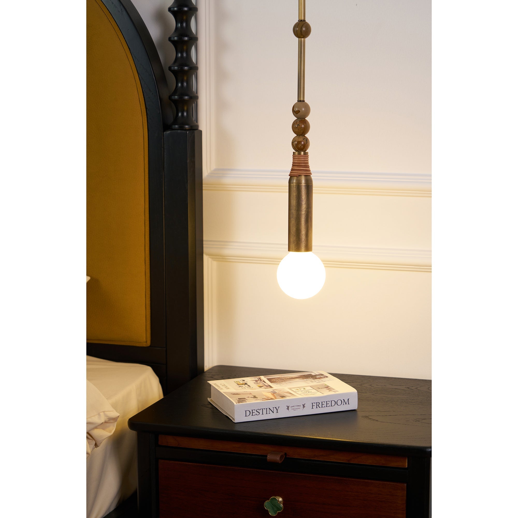 Freyza | Suspension en marbre Alvuvyn – Luminaire suspendu en marbre pour cuisine et salle à manger