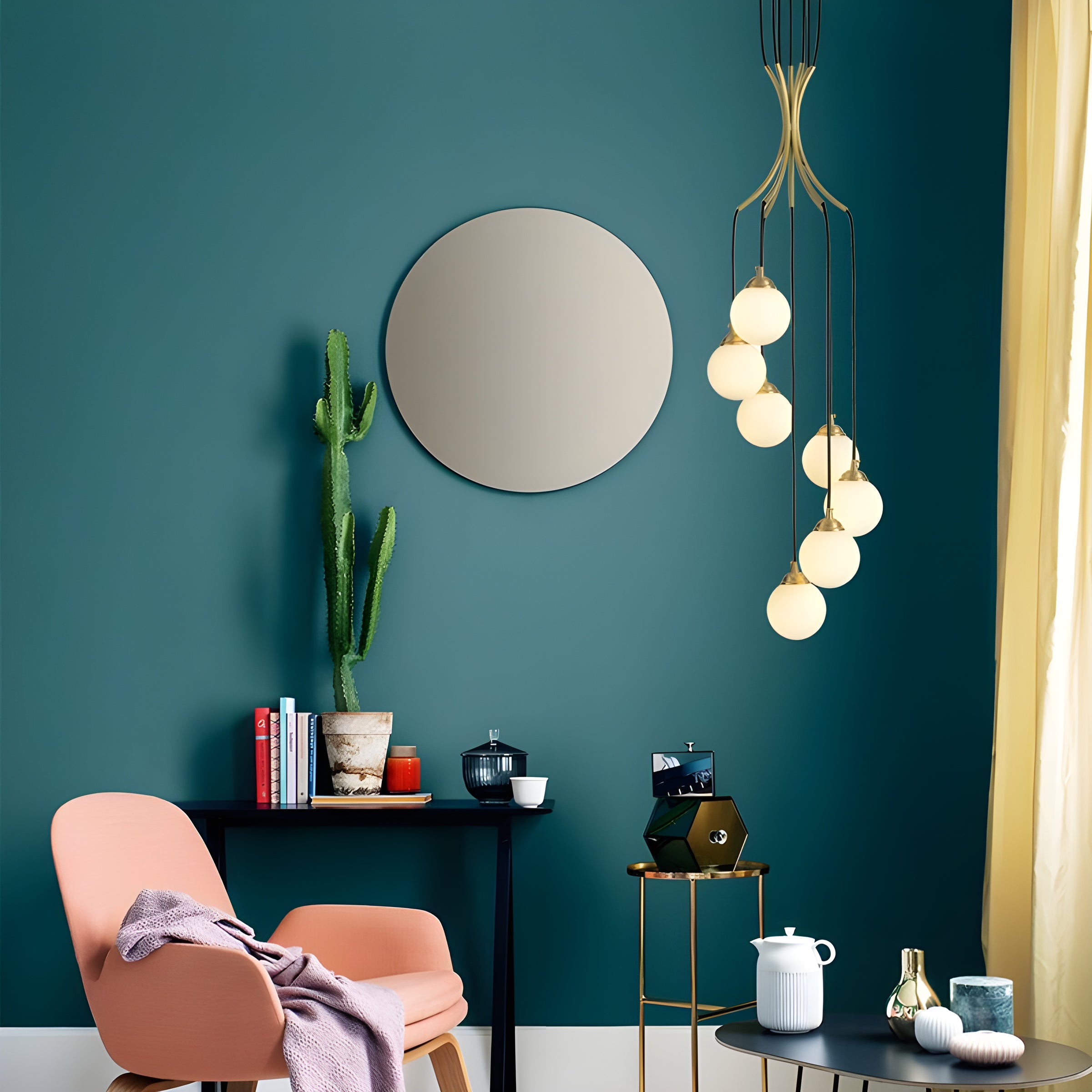 Freyza | Zoe Ball Drop Glass Chandelier – Dining Room Living Room