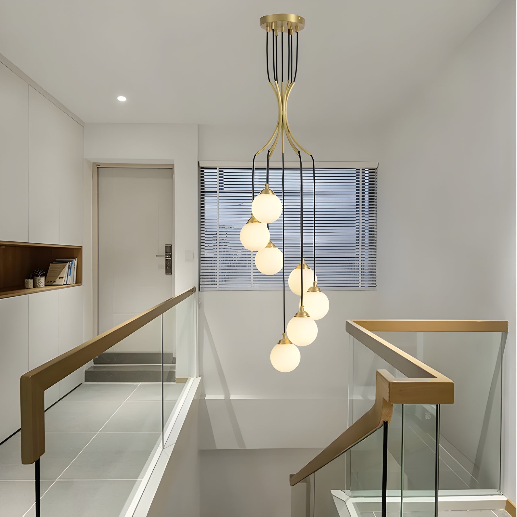 Freyza | Zoe Ball Drop Glass Chandelier – Dining Room Living Room