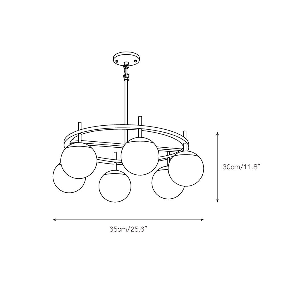 Freyza | Ornuvyn Glass Chandelier Glass Chandelier – Dining Room Living Room