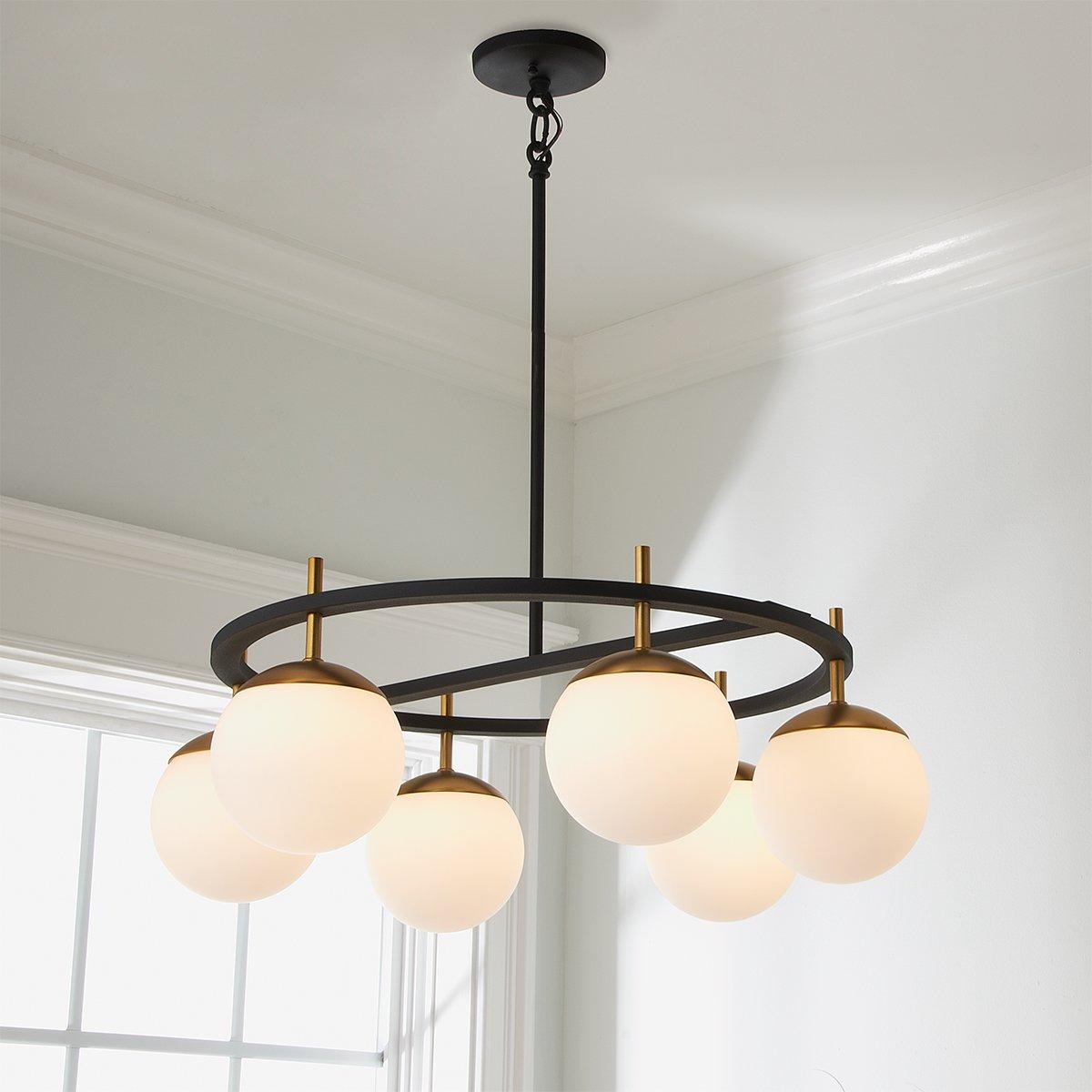 Freyza | Ornuvyn Glass Chandelier Glass Chandelier – Dining Room Living Room