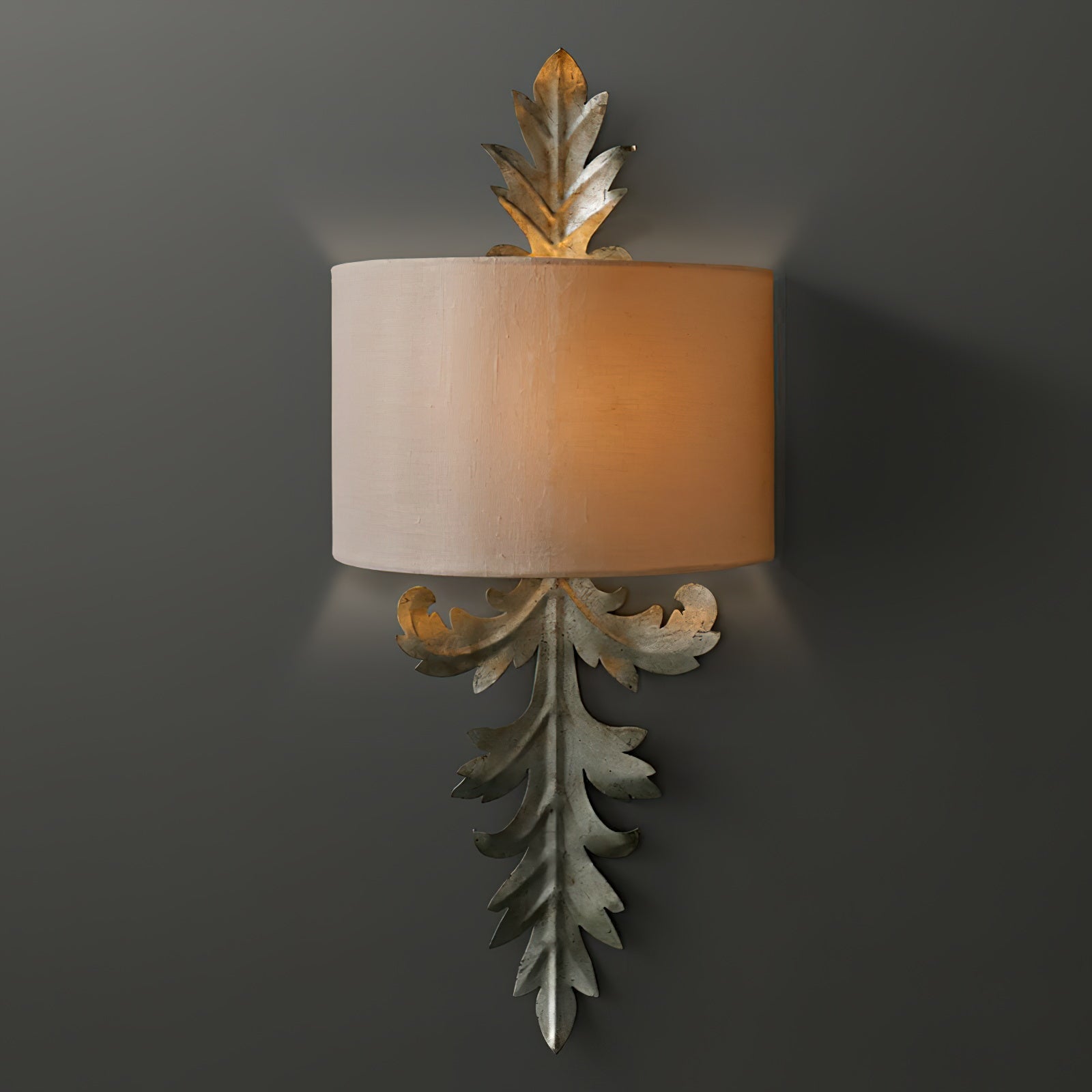 Freyza | Alvuvyi Modern Leaves Fabric Wall Light – Modern Bedroom Hallway