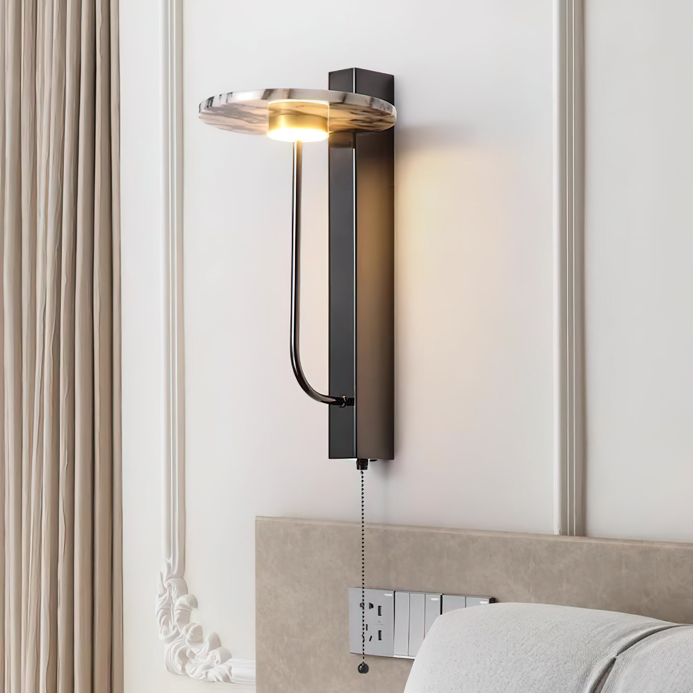 Freyza | Aevuvyn Marble Wall Marble Wall Light – Bedroom Hallway