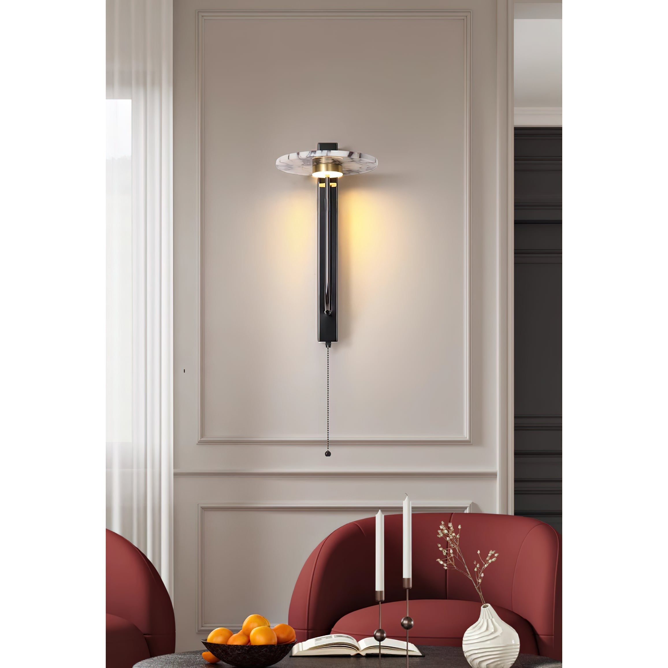 Freyza | Aevuvyn Marble Wall Marble Wall Light – Bedroom Hallway
