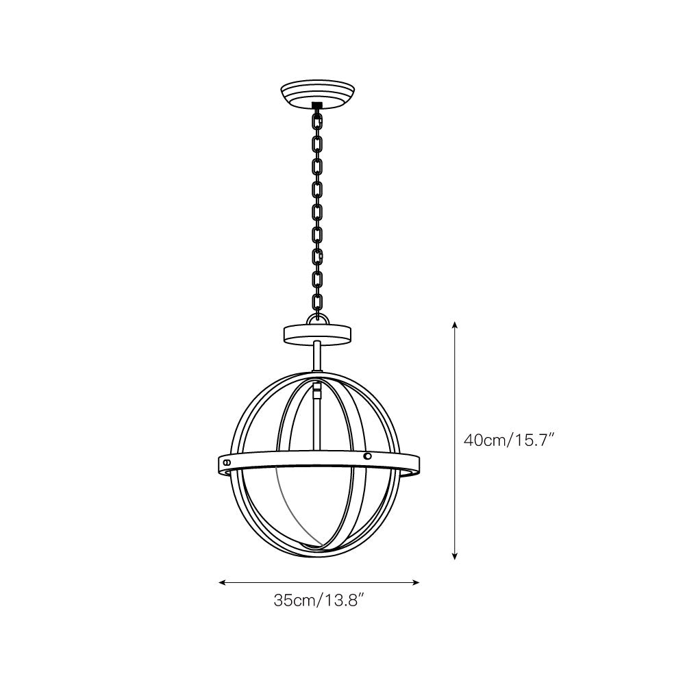 Suspension en tissu Freyza | Aevuvyi – Luminaire suspendu en tissu pour cuisine et salle à manger